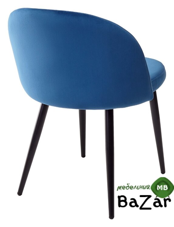 Стул DISCO UF910-18 NAVY BLUE, велюр 