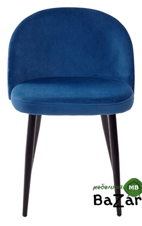 Стул DISCO UF910-18 NAVY BLUE, велюр 