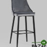 Стул барный Коби велюр серый