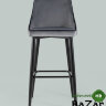 Стул барный Коби велюр серый