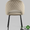 Стул Меган велюр с ромбами капучино Стул Меган велюр с ромбами капучино
