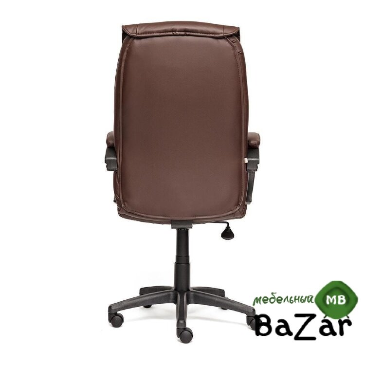 Кресло OREON кож/зам коричневый перфорированный