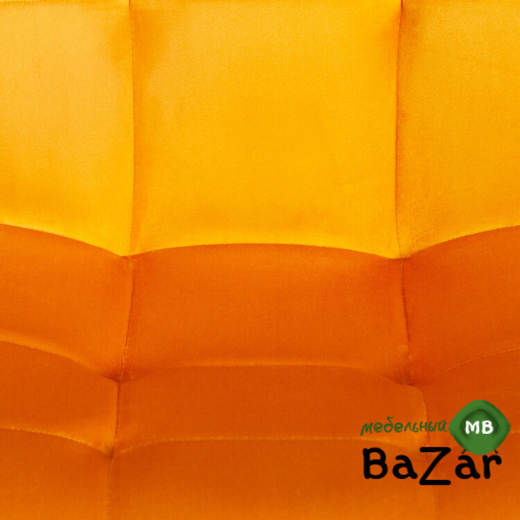Стул CHILLY (mod. 7094-1) вельвет/металл yellow (желтый) HLR41 / натуральный