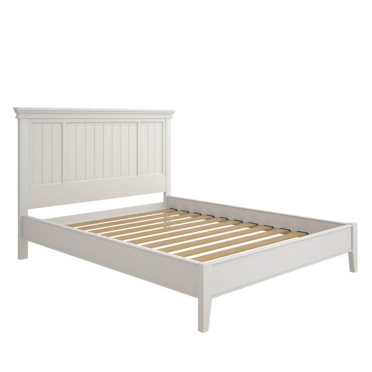 Кровать с жесткой спинкой 90x200 Тесоро белая T209W