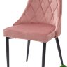 Стул NEPAL BLUVEL-52 PINK/ черный каркас, велюр