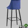 Стул барный Коби велюр синий