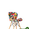 Стул Turin в стиле Eames цветной дождь/ткань
