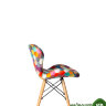 Стул Turin в стиле Eames цветной дождь/ткань