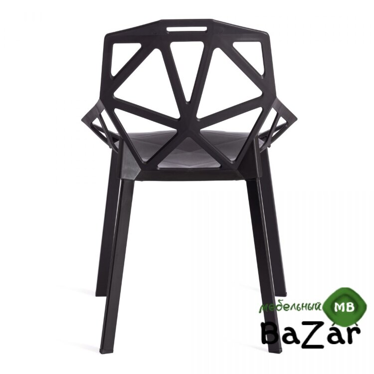 Стул MEGATRON (mod. PC60) Glossy black (глянцевый черный)