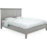 Кровать с жесткой спинкой 90x200 Тесоро серая T209G