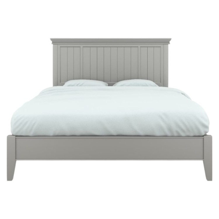 Кровать с жесткой спинкой 90x200 Тесоро серая T209G