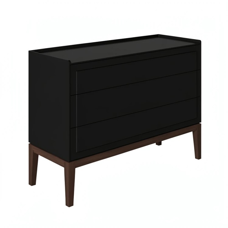 Комод 3 ящика MRS401BL Черный
