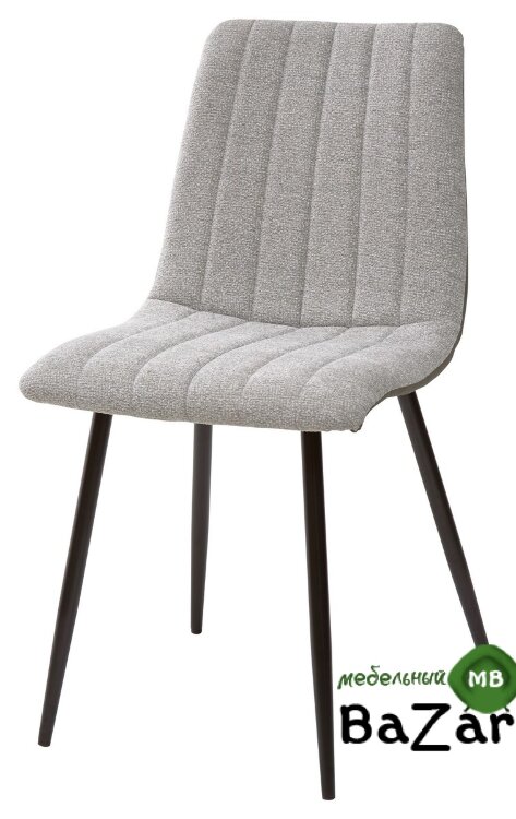 Стул DUBLIN FC-01 светло-серый меланж/RU-04 экокожа хаки Стул DUBLIN FC-01 светло-серый меланж/RU-04 экокожа хаки