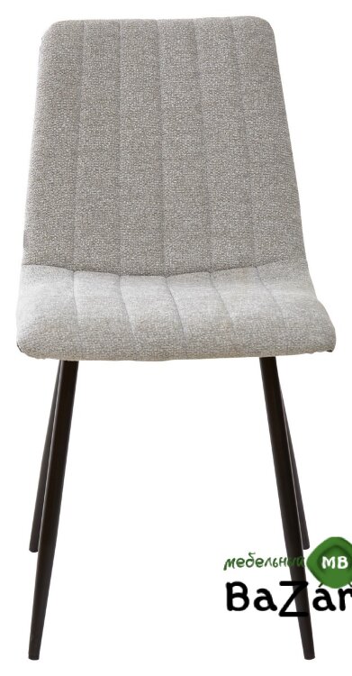 Стул DUBLIN FC-01 светло-серый меланж/RU-04 экокожа хаки Стул DUBLIN FC-01 светло-серый меланж/RU-04 экокожа хаки