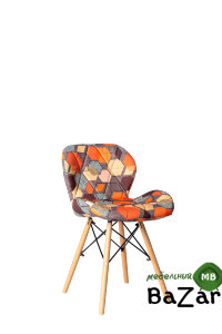 Стул Turin в стиле Eames космическая мозайка/ткань
