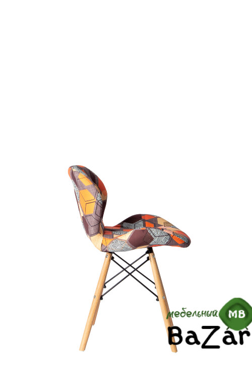 Стул Turin в стиле Eames космическая мозайка/ткань