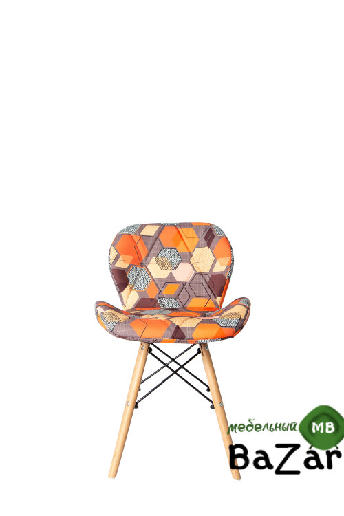 Стул Turin в стиле Eames космическая мозайка/ткань