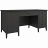 Стол письменный двухтумбовый Тесоро черный T709BL