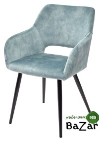 Стул ALLY VBP-216 античный зеленый/черный каркас