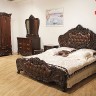 Спальня «ЭЛИЗА ЛЮКС» орех/ патина золото NEW (А)