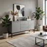 Комод широкий 3 ящика и 2 фасада MRS403G Серый