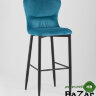 Стул барный Лилиан велюр темно-бирюзовый