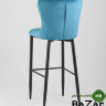 Стул барный Лилиан велюр темно-бирюзовый