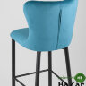 Стул барный Лилиан велюр темно-бирюзовый