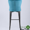 Стул барный Лилиан велюр темно-бирюзовый
