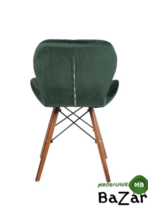 Стул Turin в стиле Eames зеленый/велюр