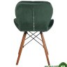 Стул Turin в стиле Eames зеленый/велюр