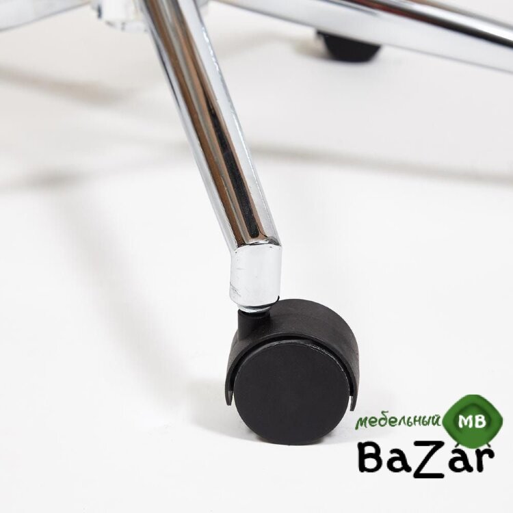 Кресло VIMTA натуральный, кож/зам белый