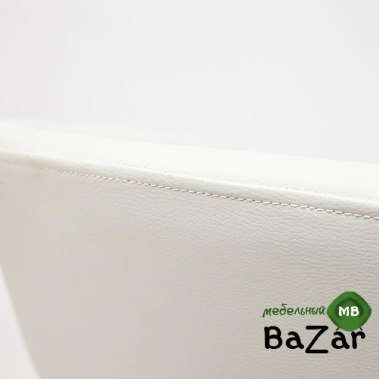 Кресло VIMTA натуральный, кож/зам белый