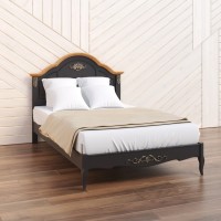 Кровать с жесткой спинкой 120*200 W202BL