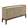 Комод широкий 3 ящика и 2 фасада MRS403Q Каменно-серый