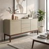 Комод широкий 3 ящика и 2 фасада MRS403Q Каменно-серый