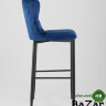 Стул барный Лилиан велюр темно-синий