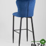 Стул барный Лилиан велюр темно-синий