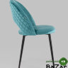 Стул Меган велюр с ромбами сине-зеленый Стул Меган велюр с ромбами сине-зеленый