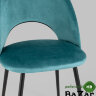 Стул Меган велюр с ромбами сине-зеленый Стул Меган велюр с ромбами сине-зеленый
