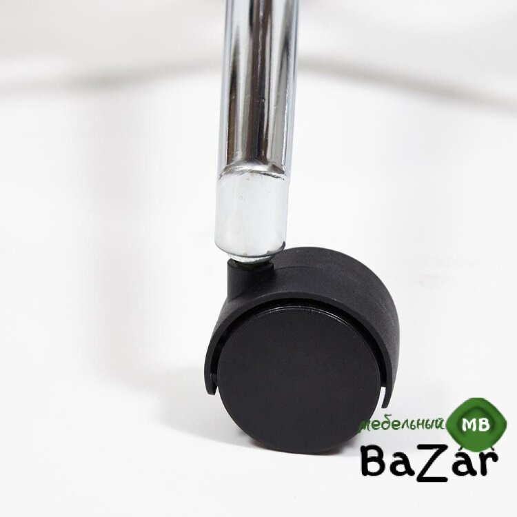 Кресло BEND орех, кож/зам черный