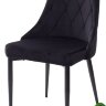 Стул NEPAL BLUVEL-19 BLACK/ черный каркас, велюр