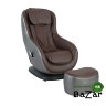 Кресло массажное и подставкой для ног DM02010 PU CHOCOLATE