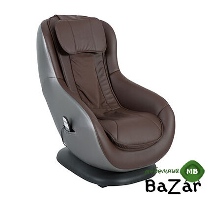 Кресло массажное и подставкой для ног DM02010 PU CHOCOLATE