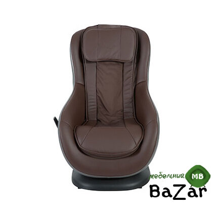 Кресло массажное и подставкой для ног DM02010 PU CHOCOLATE