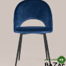 Стул Меган велюр с ромбами синий