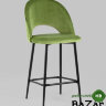 Стул полубарный Меган велюр травяной