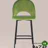 Стул полубарный Меган велюр травяной