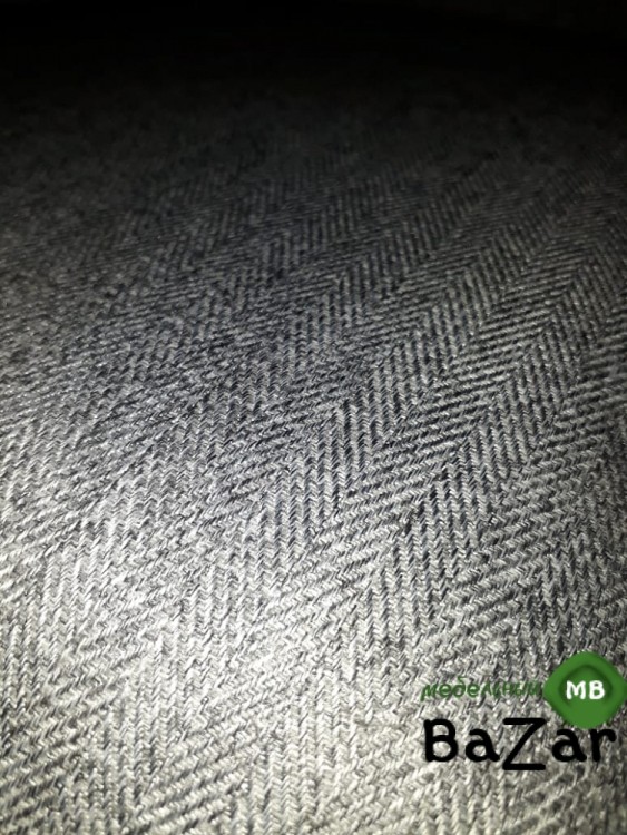 Стул BLOSSOM серая ткань меланж/PU