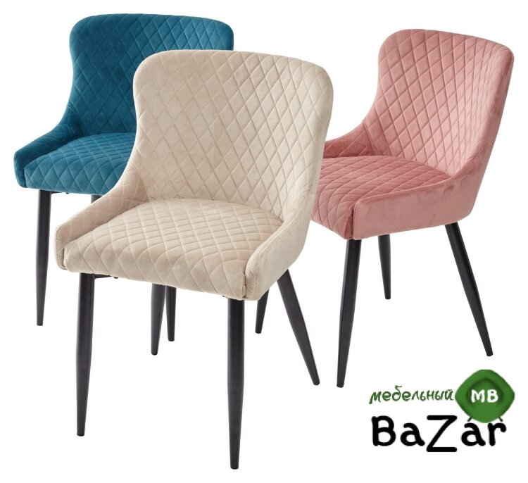 Стул BADEN UF910-11 WINE RED, велюр 